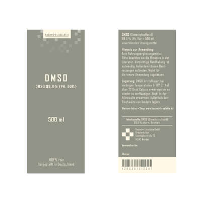 Sie sehen eine Packung Kasimir + Lieselotte DMSO 500 ml, Produktbild: 02 Kasimir + Lieselotte DMSO 500 ml, A-Nr.: 5616585 - 02