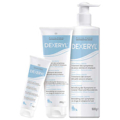 Sie sehen eine Packung Dexeryl Creme 50 g, Produktbild: 01 Dexeryl Creme 50 g, A-Nr.: 3381474 - 01