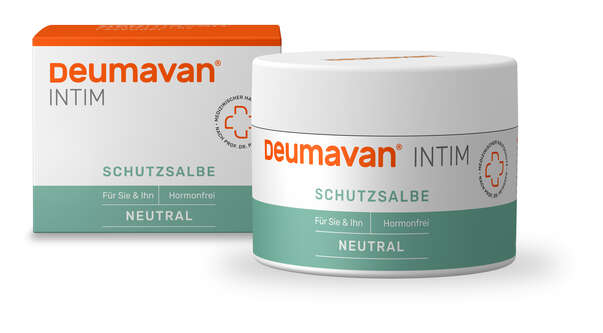 Sie sehen eine Packung Deumavan Schutzsalbe Neutral, Produktbild: 01 Deumavan Schutzsalbe Neutral, A-Nr.: 4114031 - 01
