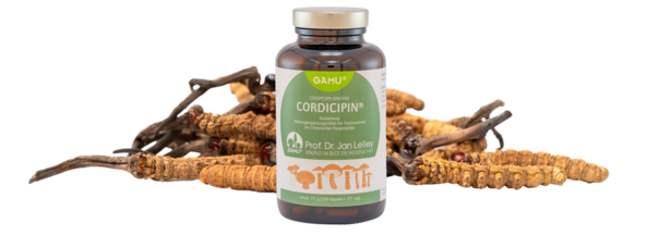 Sie sehen eine Packung Gamu Cordicipin | Cordyceps sinensis Kapseln, Produktbild: 02 Gamu Cordicipin | Cordyceps sinensis Kapseln, A-Nr.: 5600207 - 02