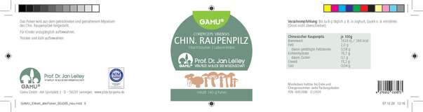 Gamu Cordyceps Sinensis | chin. Raupenpilz Pulver, A-Nr.: 5600242 - 03