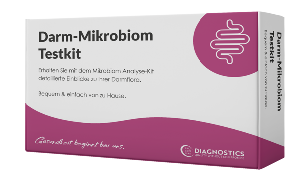 Sie sehen eine Packung DARM-MIKROBIOM TESTKIT, Produktbild: 01 DARM-MIKROBIOM TESTKIT, A-Nr.: 5825225 - 01