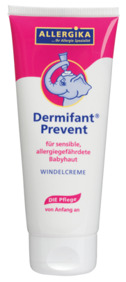 Sie sehen eine Packung Dermifant® Prevent Windelcreme 100ml, Produktbild: 02 Dermifant® Prevent Windelcreme 100ml, A-Nr.: 5586016 - 02