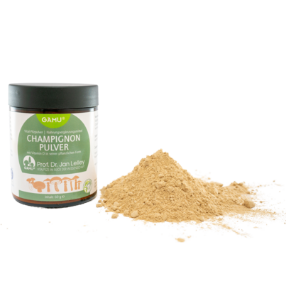 Sie sehen eine Packung Gamu Champignion Pulver, Produktbild: 03 Gamu Champignion Pulver, A-Nr.: 5600360 - 03