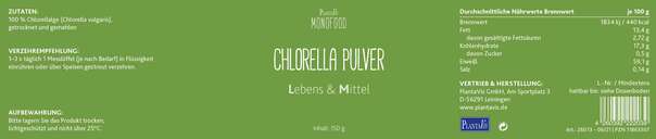 Chlorella Pulver 150g, A-Nr.: 4545392 - 03