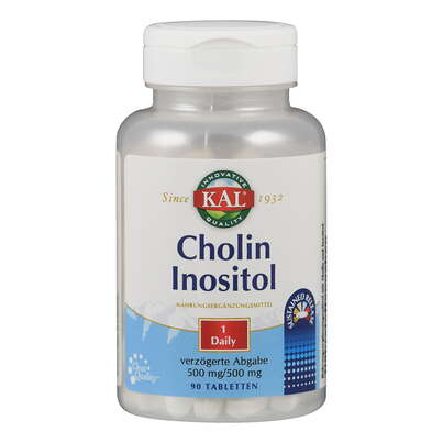 Supplementa Cholin &amp; Inositol 500mg Tabletten, A-Nr.: 5395380 - 01