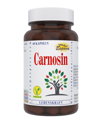 Sie sehen eine Packung Espara Carnosin Kapseln, Produktbild: 01 Espara Carnosin Kapseln, A-Nr.: 3016970 - 01