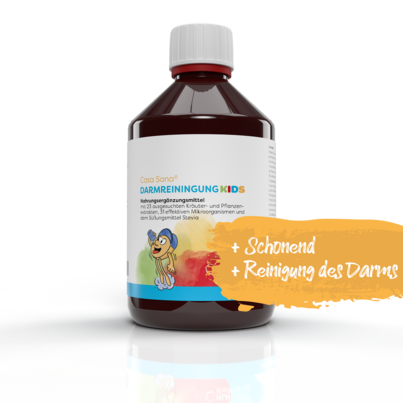 Sie sehen eine Packung Casa Sana DARMREINIGUNG KIDS, Produktbild: 02 Casa Sana DARMREINIGUNG KIDS, A-Nr.: 5222679 - 02