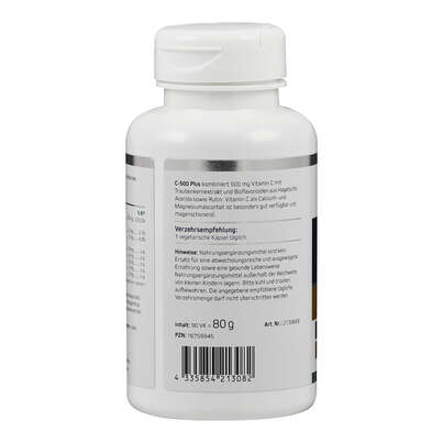 Supplementa C-500 Plus gepuffert Kapseln, A-Nr.: 5596807 - 03