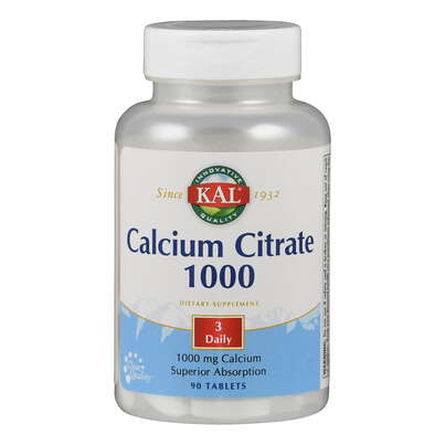 Supplementa Calcium Citrate KAL Tabletten, A-Nr.: 5396480 - 01