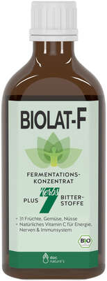 Sie sehen eine Packung doc nature’s BIOLAT-F Fermentations-Konzentrat, Produktbild: 01 doc nature’s BIOLAT-F Fermentations-Konzentrat, A-Nr.: 5841431 - 01