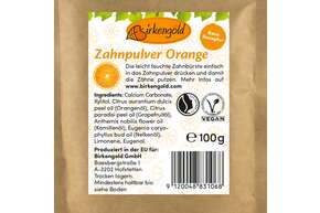 Birkengold Zahnpulver Orange, A-Nr.: 5160292 - 01