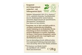 Birkengold Kaugummi Zimt nat. Kaumasse, A-Nr.: 5160352 - 01