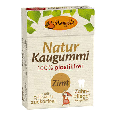 Birkengold Kaugummi Zimt nat. Kaumasse, A-Nr.: 5160352 - 02