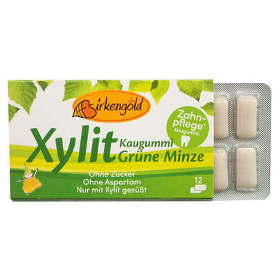 Birkengold Kaugummi Grüne Minze, A-Nr.: 5160300 - 03
