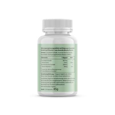 Biotanicals Eisen + Vitamin C Kapseln, A-Nr.: 5461131 - 03