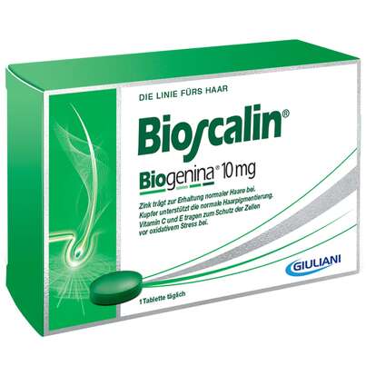 Sie sehen eine Packung Bioscalin Tabletten (ehem. Tricovel), Produktbild: 01 Bioscalin Tabletten (ehem. Tricovel), A-Nr.: 5781054 - 01