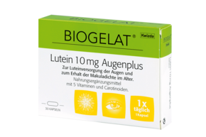 Biogelat Lutein 10 mg Augenplus, A-Nr.: 4084815 - 01
