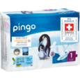 Sie sehen eine Packung Bio Windeln New Born 2-5kg Pinguin – Pingo Swiss, Produktbild: 02 Bio Windeln New Born 2-5kg Pinguin – Pingo Swiss, A-Nr.: 4559514 - 02