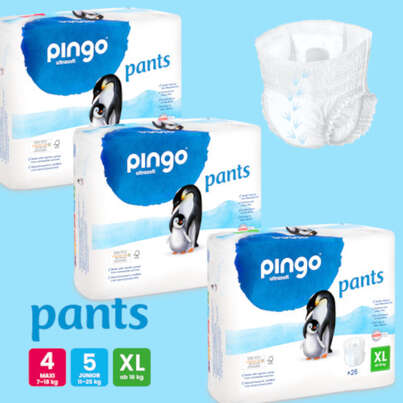 Sie sehen eine Packung Bio Windeln New Born 2-5kg Pinguin – Pingo Swiss, Produktbild: 03 Bio Windeln New Born 2-5kg Pinguin – Pingo Swiss, A-Nr.: 4559514 - 03