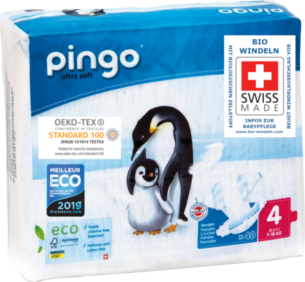 Bio Windeln Nr.4 Maxi 8-14kg Pinguin – Pingo Swiss, A-Nr.: 4559572 - 02