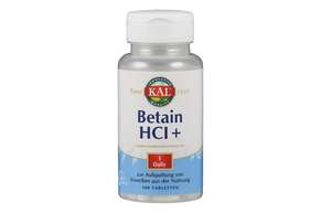 Supplementa Betain HCL+ 250mg Tabletten, A-Nr.: 5395457 - 01