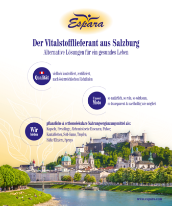 Sie sehen eine Packung Espara Basen Elektrolyt Kapseln, Produktbild: 02 Espara Basen Elektrolyt Kapseln, A-Nr.: 3168220 - 02