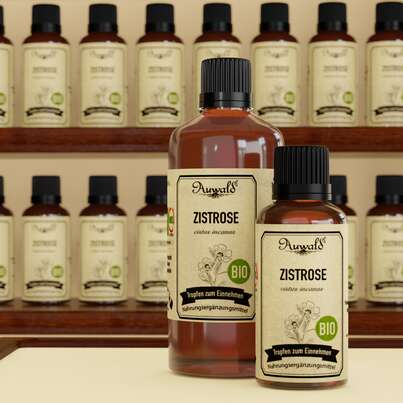 Auwald® - Zistrose - BIO Tropfen (Auszug, Extrakt, Essenz), A-Nr.: 5709803 - 03