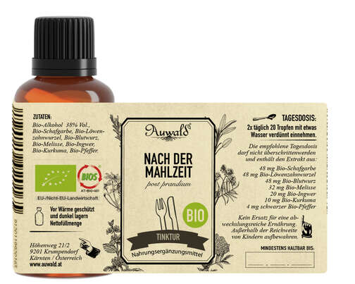 Auwald® - Nach der Mahlzeit - BIO Tropfen (Auszug, Extrakt, Essenz), A-Nr.: 5709542 - 04