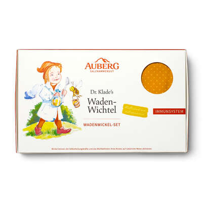 Sie sehen eine Packung AUBERG Waden-Wichtel gelb, Größe M, Produktbild: 02 AUBERG Waden-Wichtel gelb, Größe M, A-Nr.: 5186848 - 02