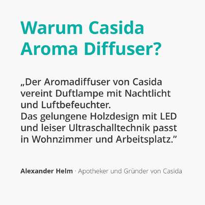 Sie sehen eine Packung Aroma Diffuser in Holzoptik mit LED, Produktbild: 02 Aroma Diffuser in Holzoptik mit LED, A-Nr.: 5178582 - 02