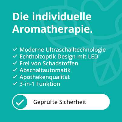 Sie sehen eine Packung Aroma Diffuser in Holzoptik mit LED, Produktbild: 04 Aroma Diffuser in Holzoptik mit LED, A-Nr.: 5178582 - 04