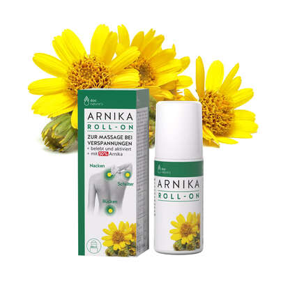 Sie sehen eine Packung doc nature’s ARNIKA ROLL-ON, Produktbild: 02 doc nature’s ARNIKA ROLL-ON, A-Nr.: 5437397 - 02