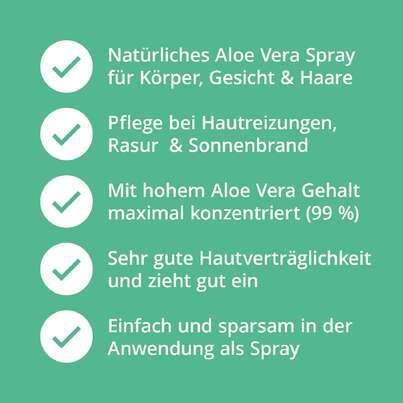 Casida Aloe Vera Spray für Haut &amp; Haare, A-Nr.: 5423188 - 03
