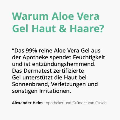 Casida Aloe Vera Gel für Haut &amp; Haare, A-Nr.: 5331931 - 02