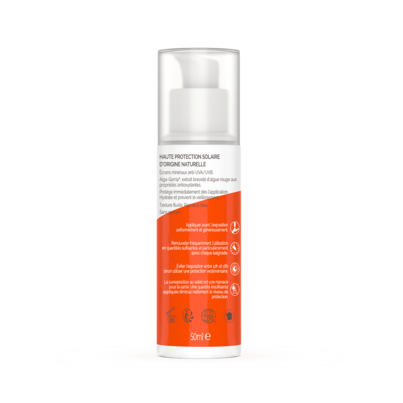 Sie sehen eine Packung Alga Maris Sonnencreme Gesicht LSF50 Bio LDB, Produktbild: 02 Alga Maris Sonnencreme Gesicht LSF50 Bio LDB, A-Nr.: 4832298 - 02