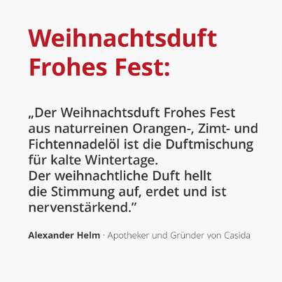 Sie sehen eine Packung Weihnachtsduft Öl Frohes Fest, Produktbild: 02 Weihnachtsduft Öl Frohes Fest, A-Nr.: 5423277 - 02