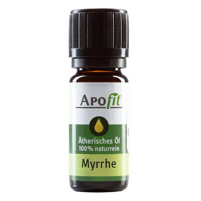 Sie sehen eine Packung APOfit – Myrrhe 10ml, Produktbild: 01 APOfit – Myrrhe 10ml, A-Nr.: 2715720 - 01