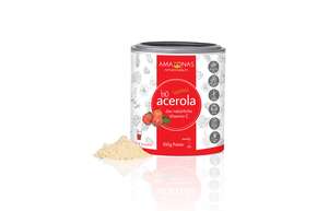 BIO Acerola Vitamin C Fruchtpulver, mit 17% natürlichem Vitamin C, 100g, A-Nr.: 5229026 - 01