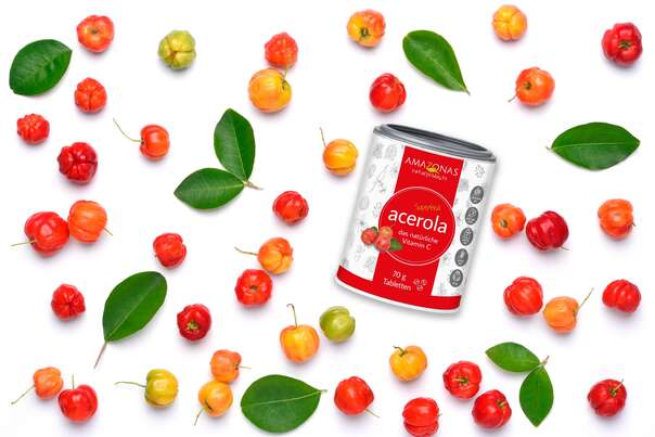 Sie sehen eine Packung Acerola Vitamin C Fruchtpulver, mit 17% Vitamin C, Produktbild: 02 Acerola Vitamin C Fruchtpulver, mit 17% Vitamin C, A-Nr.: 5229049 - 02