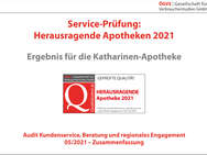 Zertifizierung: Auszeichnung als &quot;Herausragende Apotheke 2021&quot;