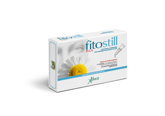 Sie sehen eine Packung Aboca Fitostill Plus Augentropfen, Produktbild: 01 Aboca Fitostill Plus Augentropfen, A-Nr.: 5733204 - 01