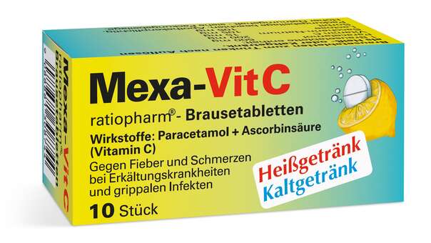 Sie sehen eine Packung Mexa-Vit C ratiopharm®, Produktbild: 01 Mexa-Vit C ratiopharm®, A-Nr.: 1308740 - 01