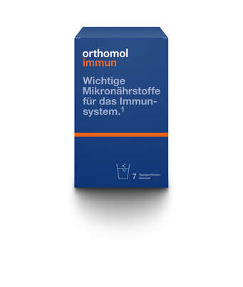 Sie sehen eine Packung Orthomol Immun gran, Produktbild: 01 Orthomol Immun gran, A-Nr.: 5795010 - 01