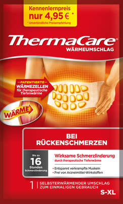 Sie sehen eine Packung ThermaCare® Rücken 1 Stk., Produktbild: 01 ThermaCare® Rücken 1 Stk., A-Nr.: 4837456 - 01