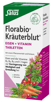Florabio® Kräuterblut®-Tabletten mit Eisen, A-Nr.: 4324952 - 01
