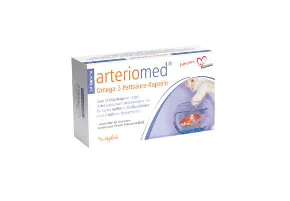 arteriomed® Omega-3-Fettsäure-Kapseln, A-Nr.: 3053623 - 01