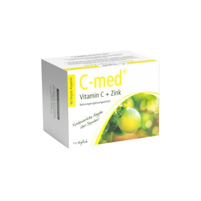 C-med® Vitamin C + Zink Depot-Kapseln, A-Nr.: 3252995 - 01