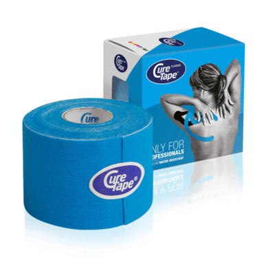 Sie sehen eine Packung Cure Tape Classic blau, Produktbild: 01 Cure Tape Classic blau, A-Nr.: 5669305 - 01