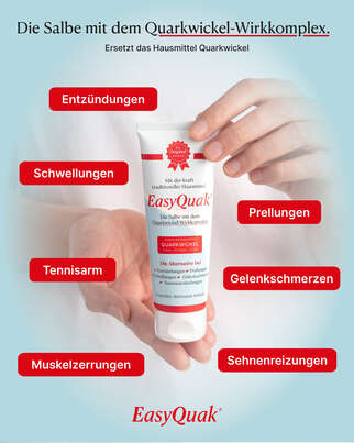 Sie sehen eine Packung EasyQuak®, Produktbild: 02 EasyQuak®, A-Nr.: 5824208 - 02